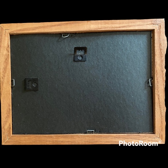 “Welcome Friends” Bunny Rabbit & Heart’s Cross-stitched Framed Artwork - Picture 3 of 3